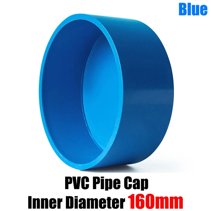 PVC Cap End Caps Plug Blanking ø20mm~160mm Blue Adhesive Drain Pipe Fittings