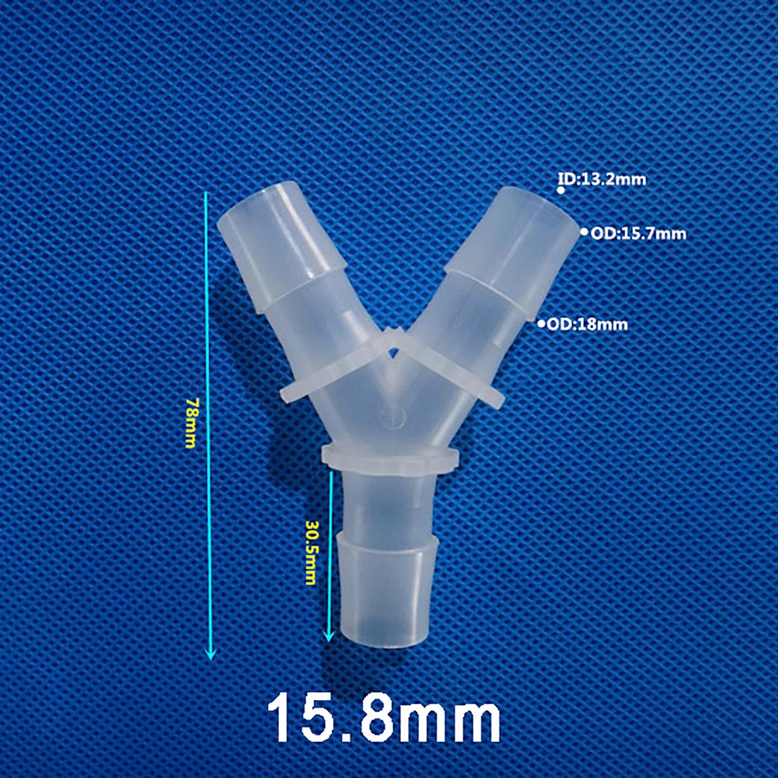 Y Joiner 3-Way Plastic Barb Hose Connector – Air Fuel Water Pipe Fitting