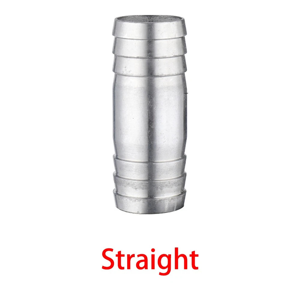 304 Stainless Steel Hose Barb Fittings — Taper Thread x Hose Tail Connectors