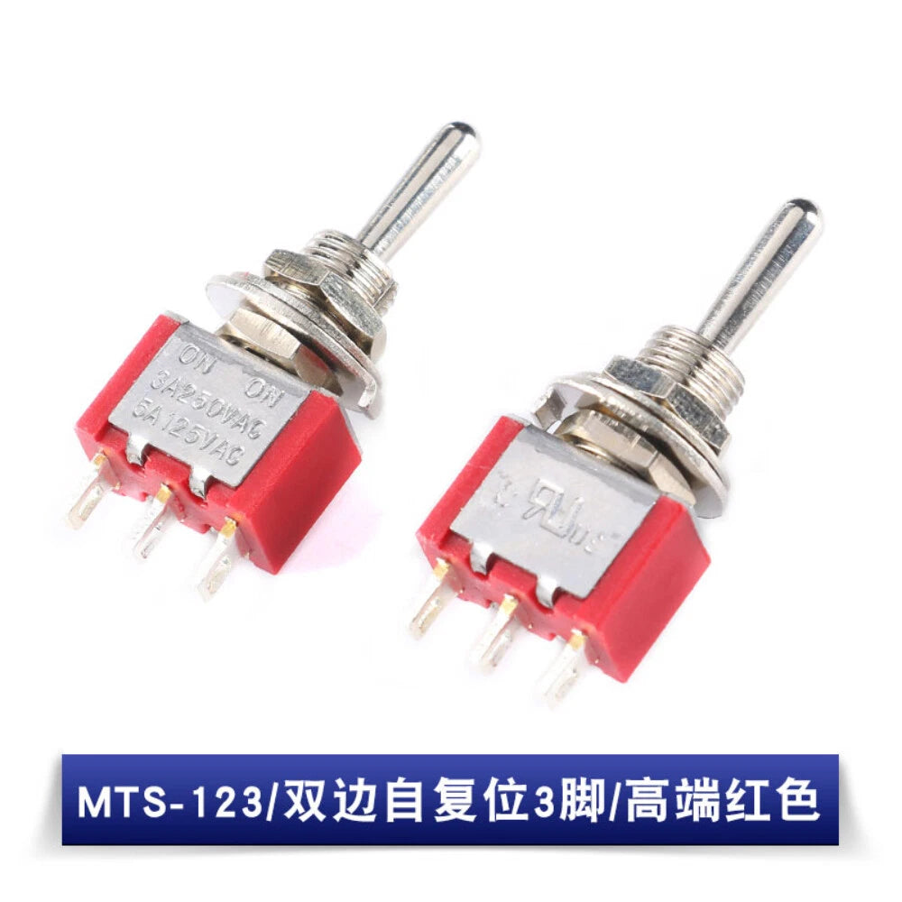 MTS Series Mini Toggle Switch SPDT DPDT ON-ON ON-OFF-ON for Car Boat Dashboard