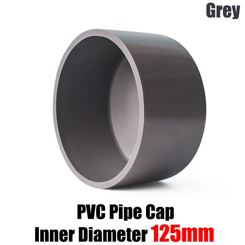 PVC Cap End Caps Plug Blanking ø20mm~200mm Grey Adhesive Drain Pipe Fittings
