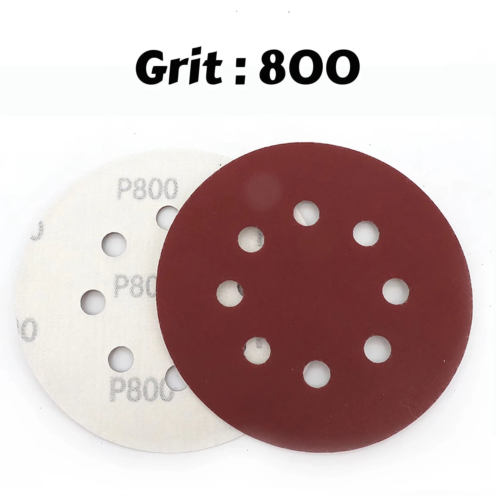5"/9" Sanding Discs 40-2000 Grit Hook Loop 8 Hole Orbital Sander Paper Sandpaper