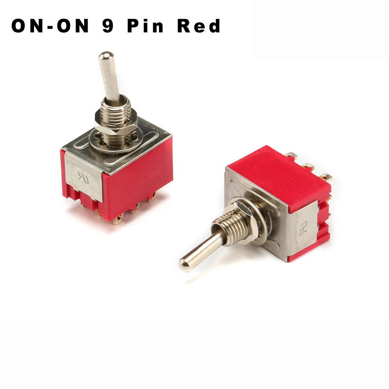 Mini Toggle Switch ON-ON ON-OFF-ON 3 6 9 12 Pin – Dashboard & Model Railway