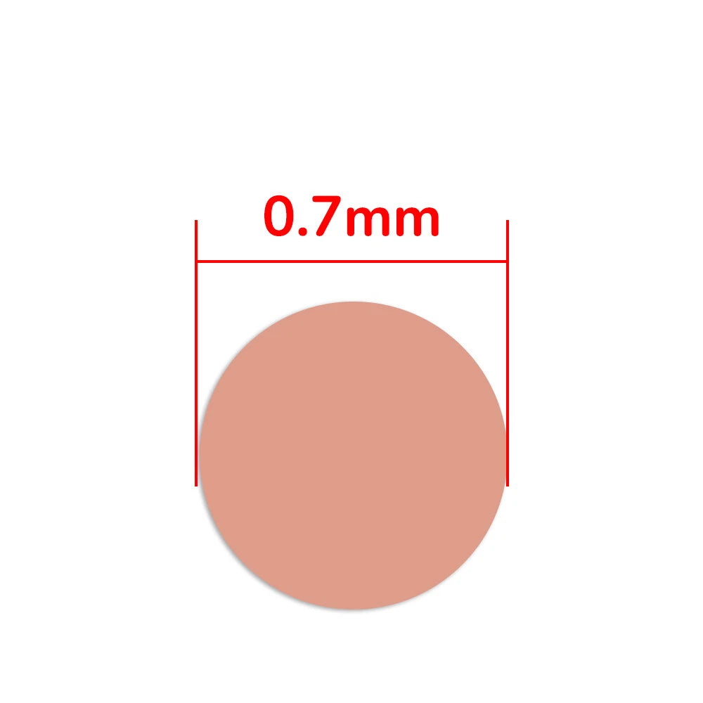Solid 99.9% Pure Bare Copper Wire Bonsai Jewellery DIY Craft 0.4mm to 2.0mm