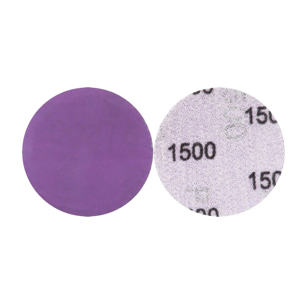 50mm Wet and Dry Sanding Discs 2 inch Sandpaper Hook and Loop Pads Grit 60-10000