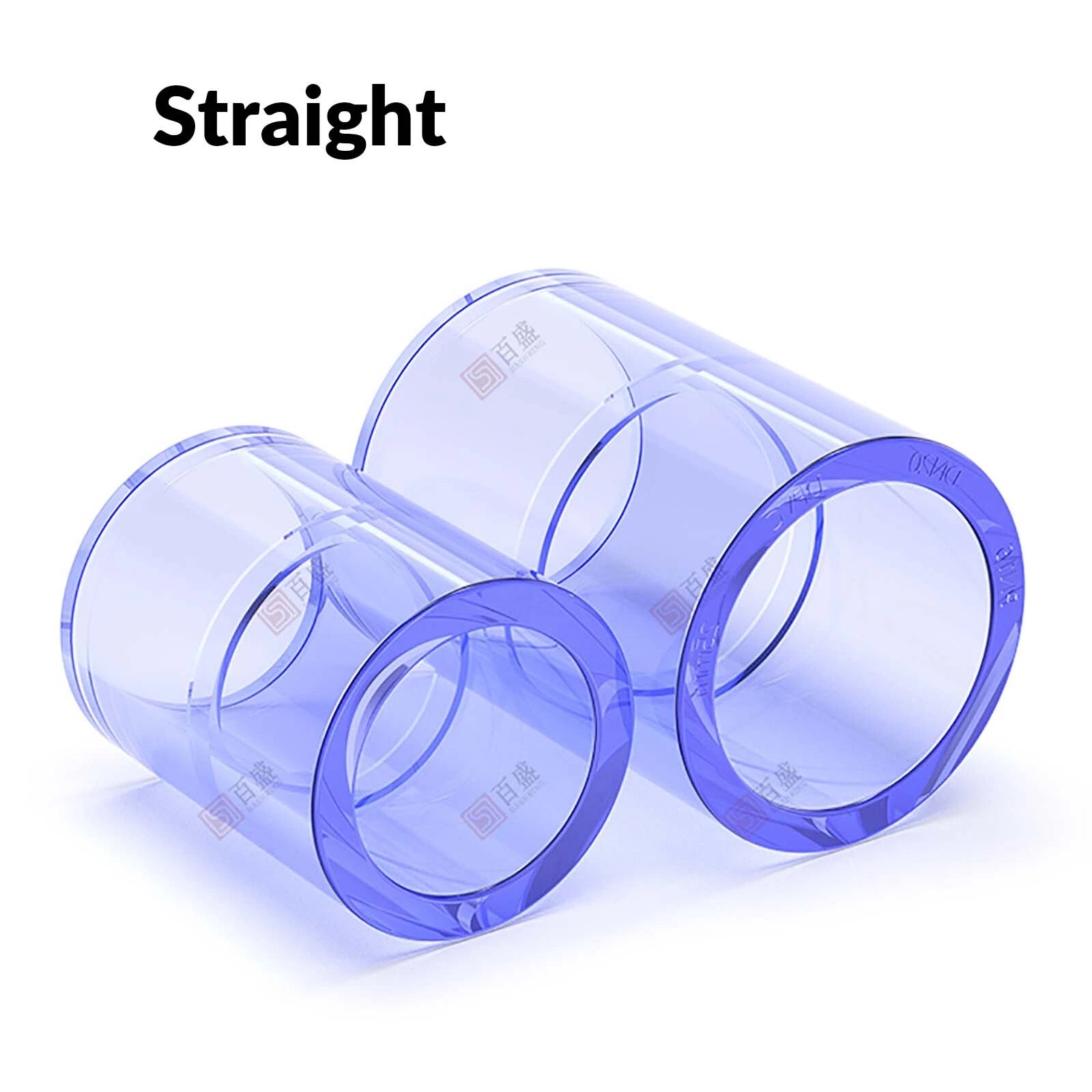 UPVC PVC Clear Plumbing Fittings Pipe For Aquarium Fish Tank Pond Solvent Weld