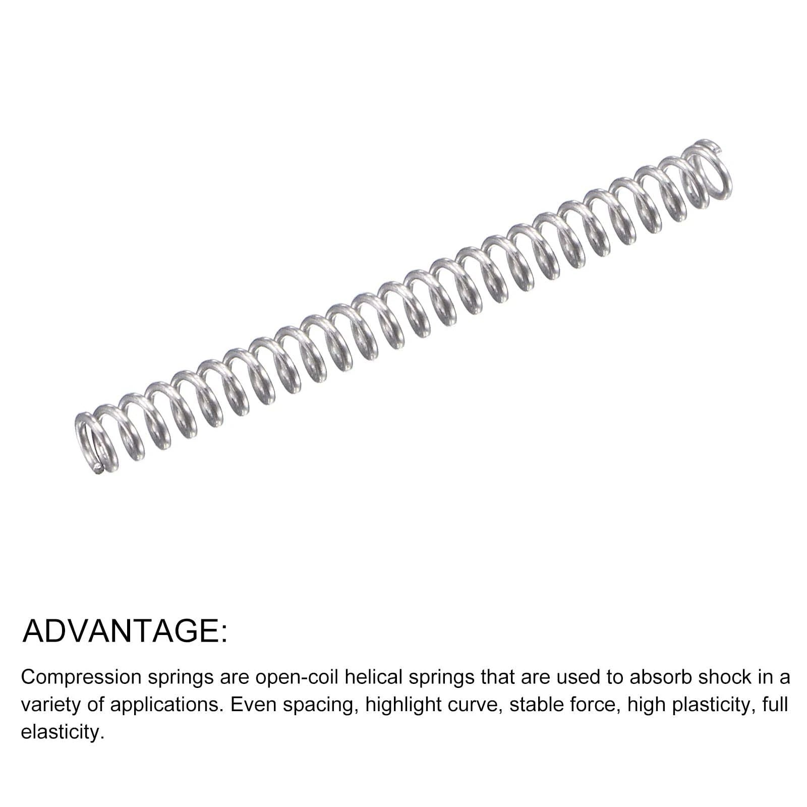 1.5mm Wire 304 Compression Spring Small 16mm-30 mm Diameter Pressure Compressed