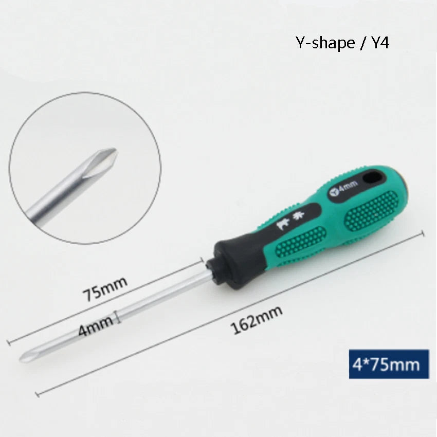 Security Screwdriver Set — Reverse Phillips, Y-Type, Triangle & Metric Bits