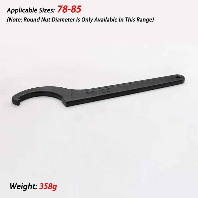 Hook Wrench C Spanner 22mm-320mm Repair Tool Motorcycle Bike Steering Suspension