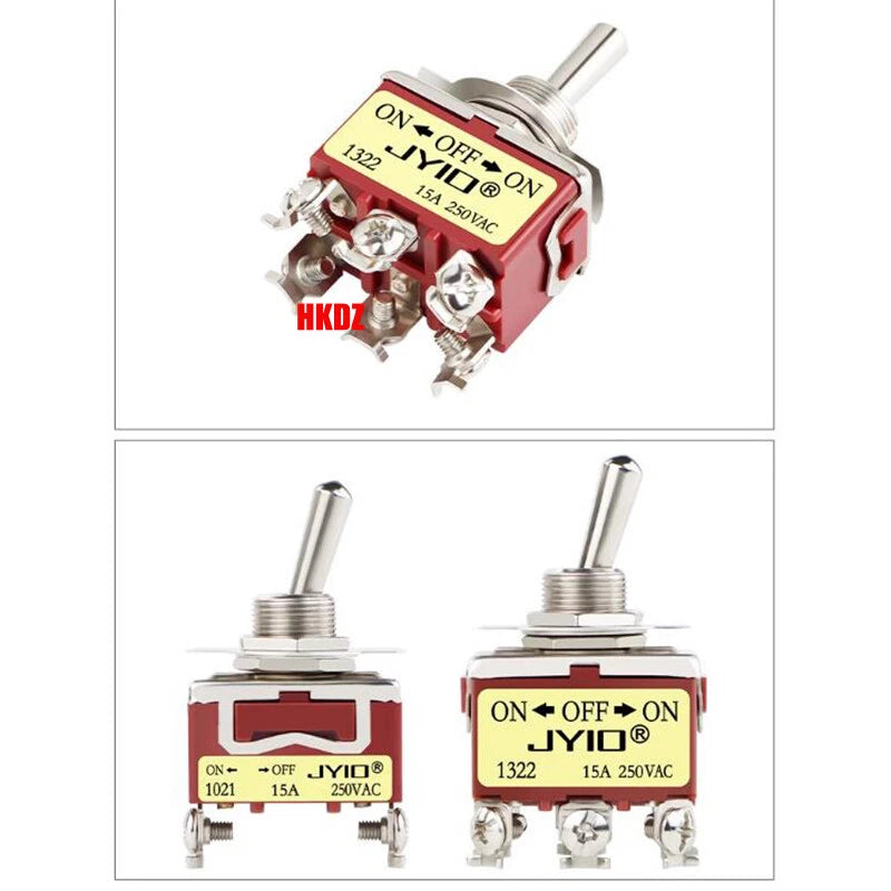 Heavy Duty Toggle Switch — 2/3 Position SPST DPDT, BEM & E-TEN Series, Pin or Screw Terminal