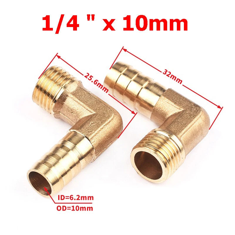 BSP Hose Barb Fittings — Y-Piece, T-Piece, Straight & Elbow Connectors