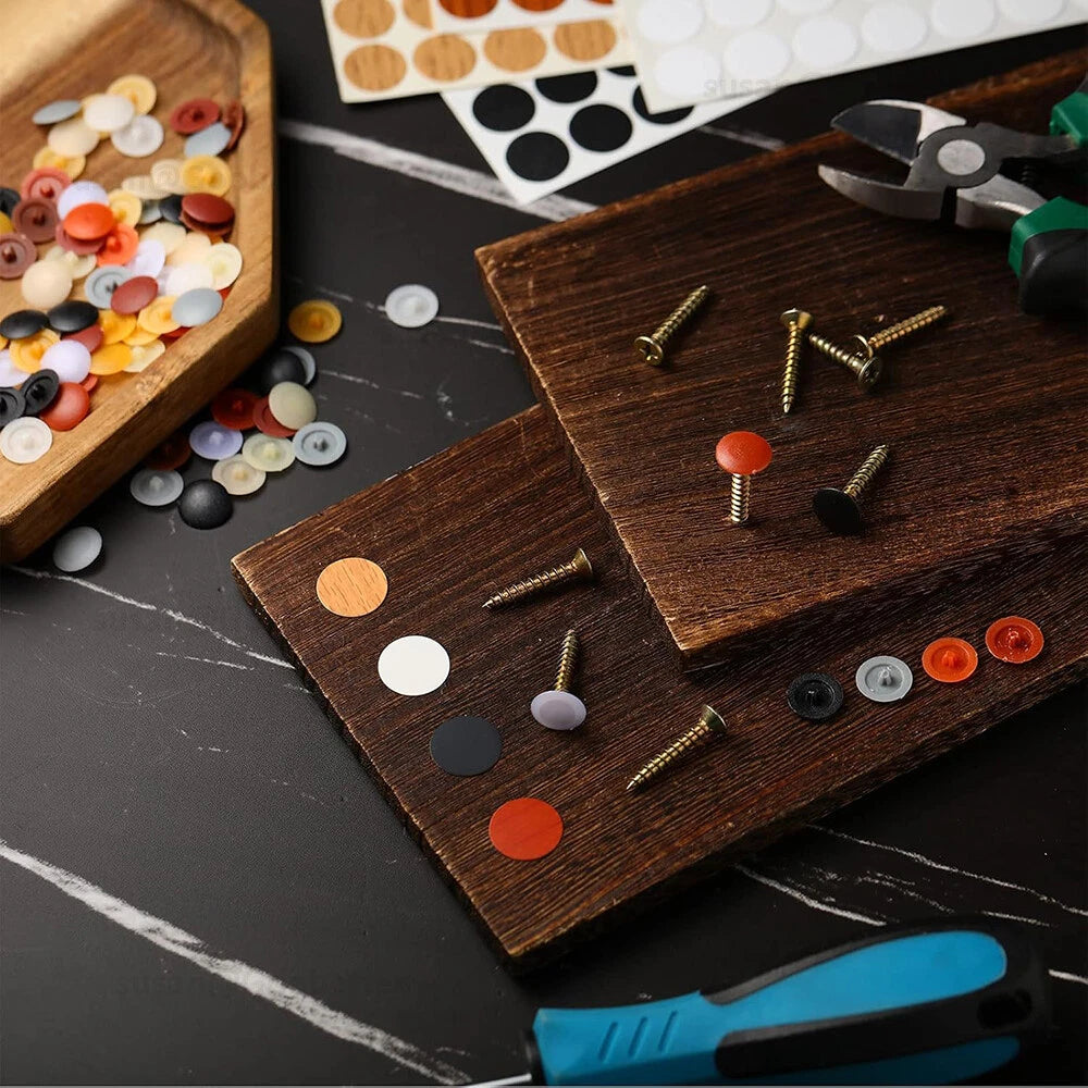 21mm Self Adhesive Decorative Screw Holes Nail Cams Cover Caps Furniture Kitchen