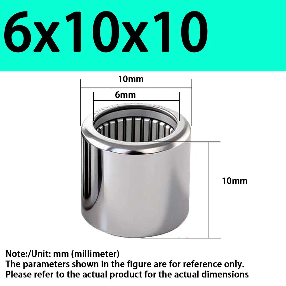 INA HK0306~HK1410 Needle Roller Bearings ID 3/4/5/6/7/8~40mm Bearing Steel