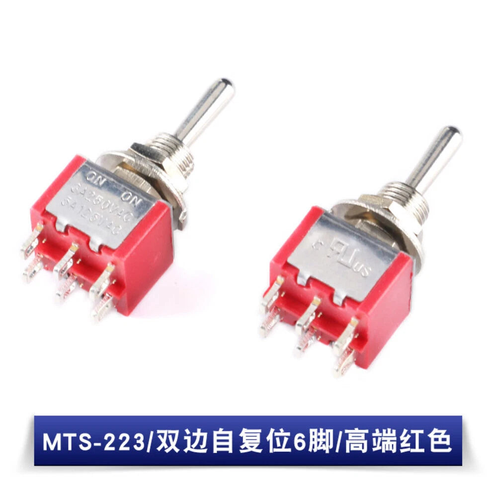 MTS Series Mini Toggle Switch SPDT DPDT ON-ON ON-OFF-ON for Car Boat Dashboard