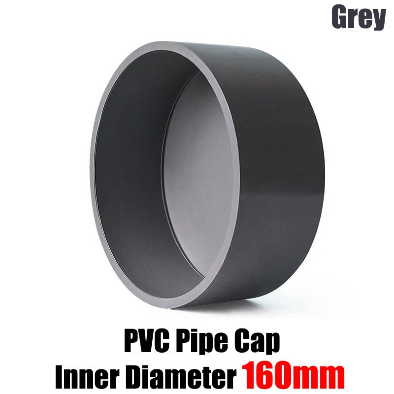 PVC Cap End Caps Plug Blanking ø20mm~200mm Grey Adhesive Drain Pipe Fittings