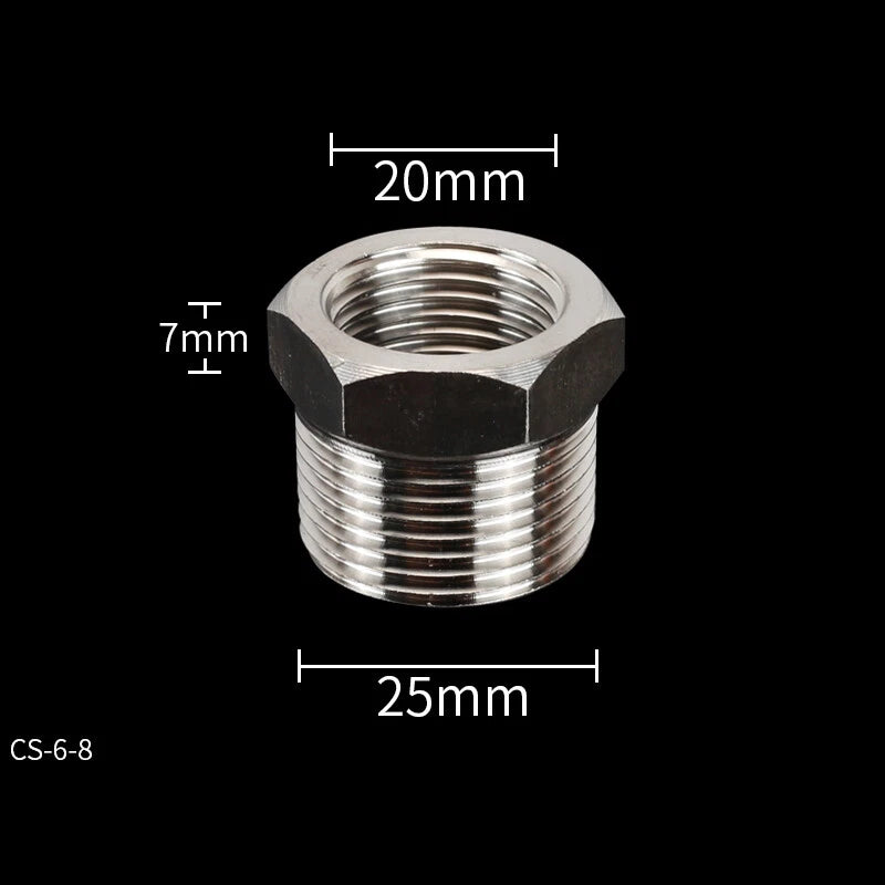 1/2" BSP Stainless Steel Pipe Fittings — Male/Female Adaptors, Tees & Couplings (A2)