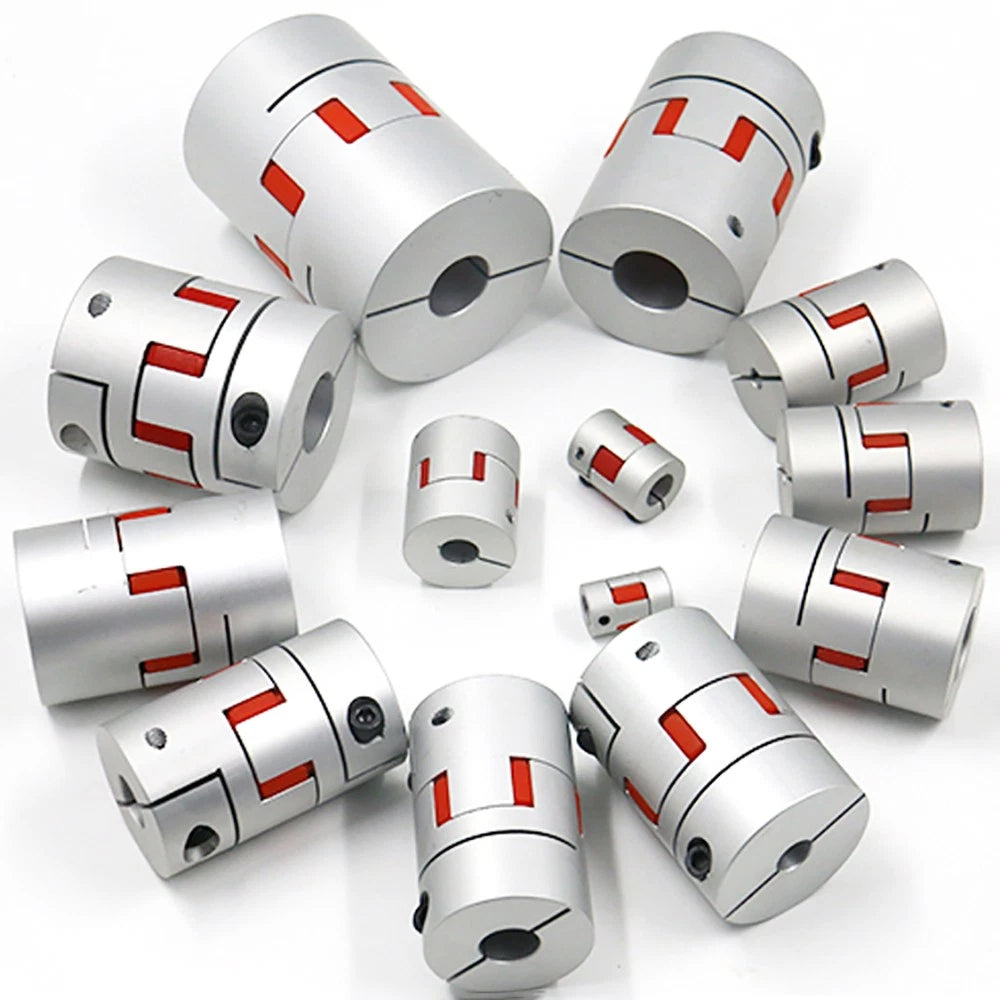 Bore 8mm to 22mm CNC Flexible Plum Coupling Shaft Coupler Connect D40 x L55/L66
