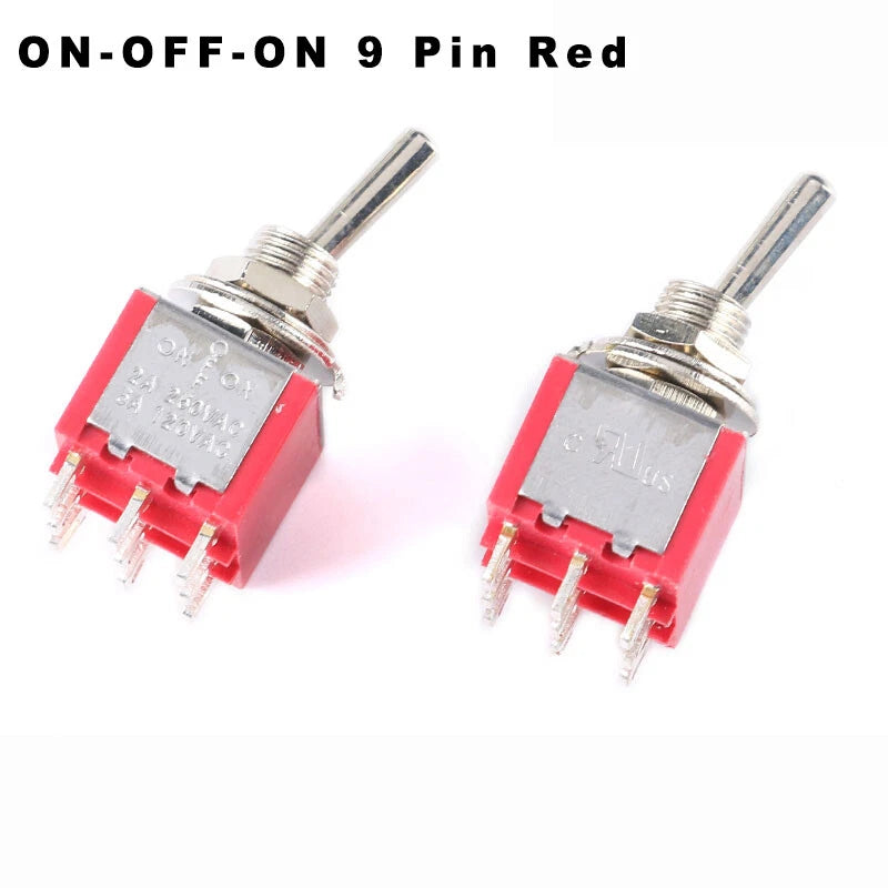 Mini Toggle Switch ON-ON ON-OFF-ON 3 6 9 12 Pin – Dashboard & Model Railway