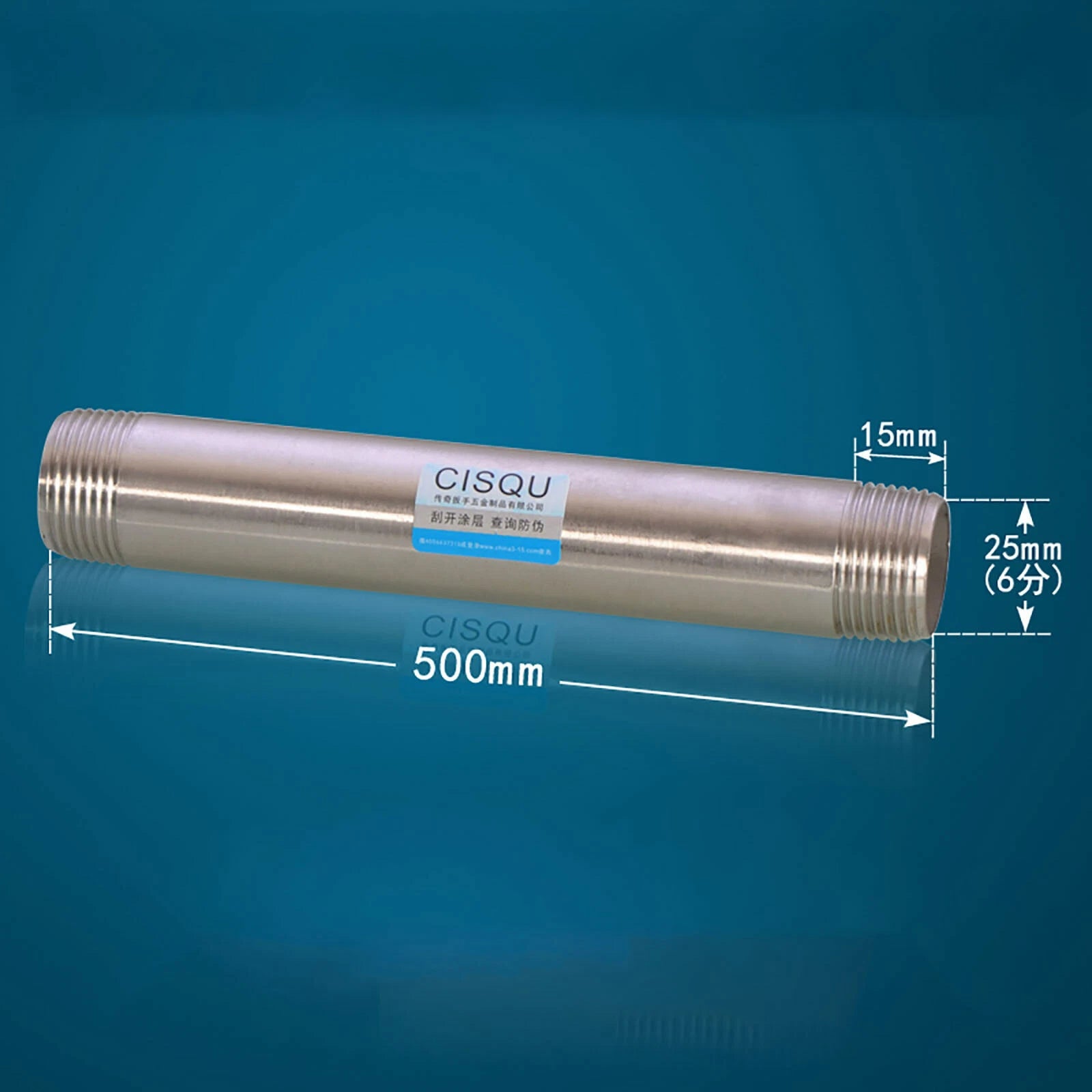 Stainless Steel 201 Male Thread Weld Nipple 1/2" 3/4" 1" | 100–500mm Pipe Fitting