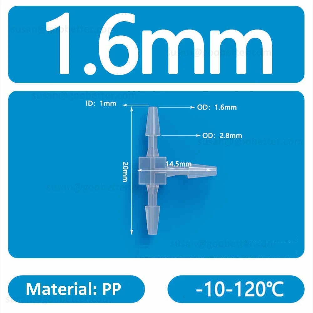 Plastic Barbed Hose Connectors — T-Piece, Elbow & Straight Fittings for Air & Water Lines