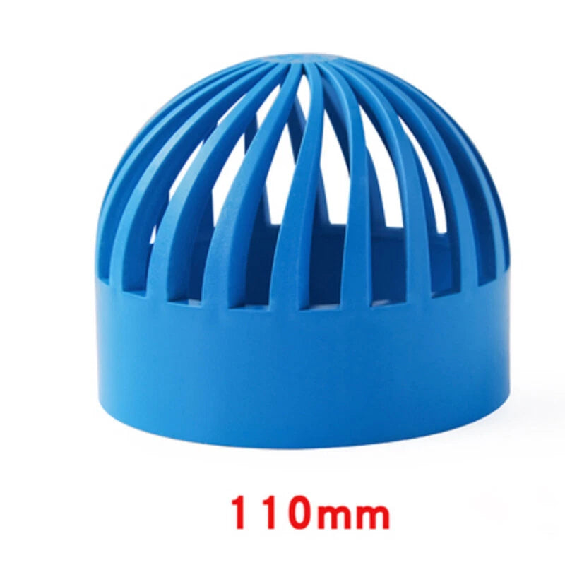 PVC Water Filter Net Cap Pipe Fittings ID 32mm-110mm for Aquarium Fish Tank DIY