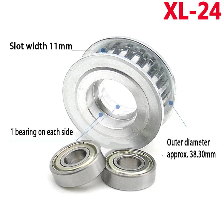 XL Idler Timing Pulley Double Side Bearing Timing Belt For Width 11mm - 16mm
