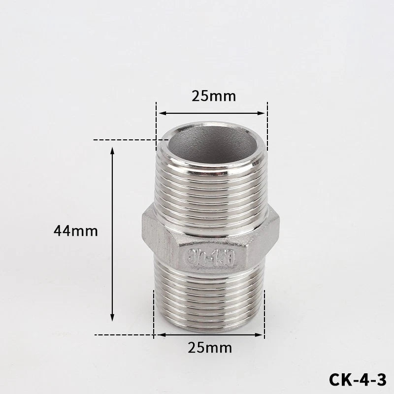 BSP Male Female Thread Connector – Stainless Steel Pipe Fittings (1/2" to 1")