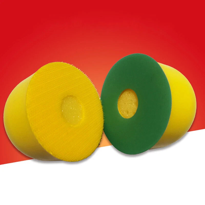Mouse‑Shaped Hand Sanding Block — Ergonomic Foam Grip with Hook & Loop Base for Standard Sanding Discs