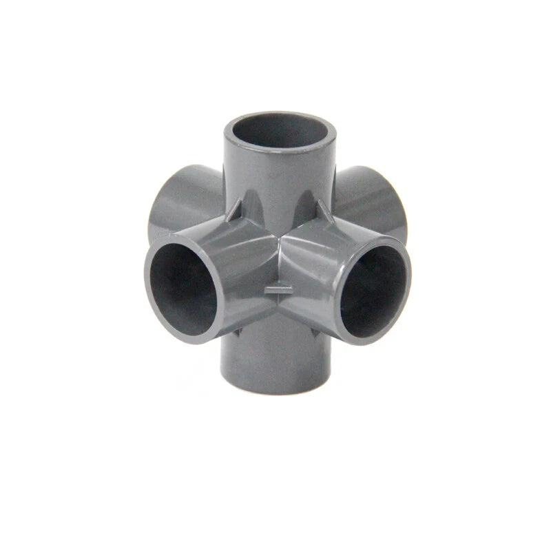 Grey PVC 50mm ID Pressure Pipe Fittings Metric Solvent Weld Various Parts