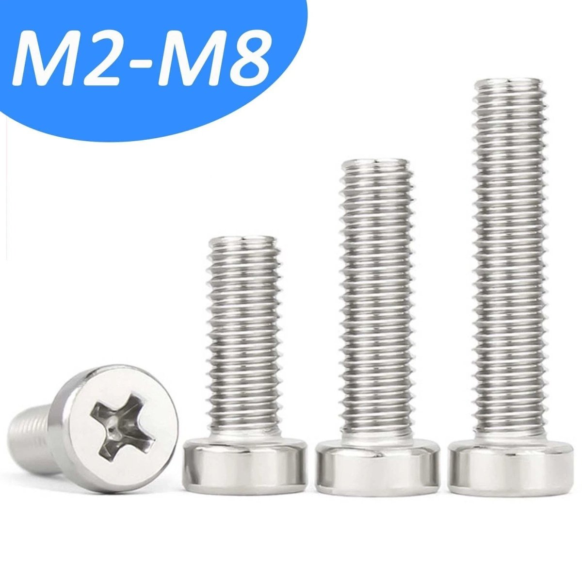 A2 Stainless Steel Torx Button Head Screws ISO 7380 - 1 | M4 M5 M6 M8 Chamfered - HomeDIYer