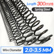 Compression Spring Pressure Springs, Wire Dia 2-3.5mm, OD 10-60mm, Length 300mm