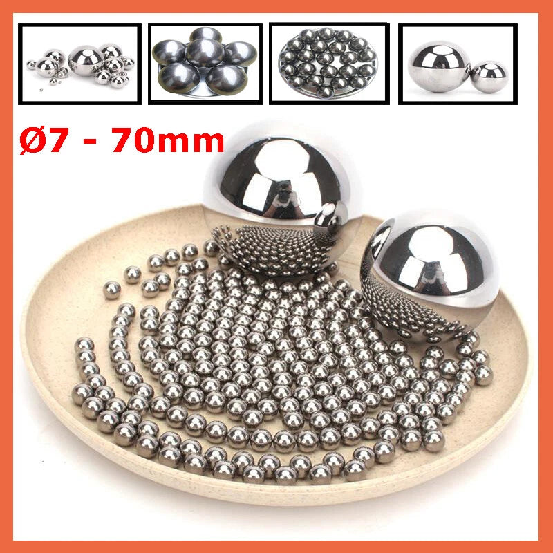 Solid Iron Ball Bearings Size 7mm-70mm Steel Ball Bearings Rolling Roller Beads