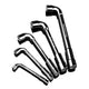 L-Shaped Perforated Hex Socket Wrench Set Diameter 6-17mm Chrome Vanadium Steel