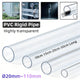 Clear PVC Round Tube Pipe | OD 16–110mm | Lengths 100–500mm | Transparent Tubing