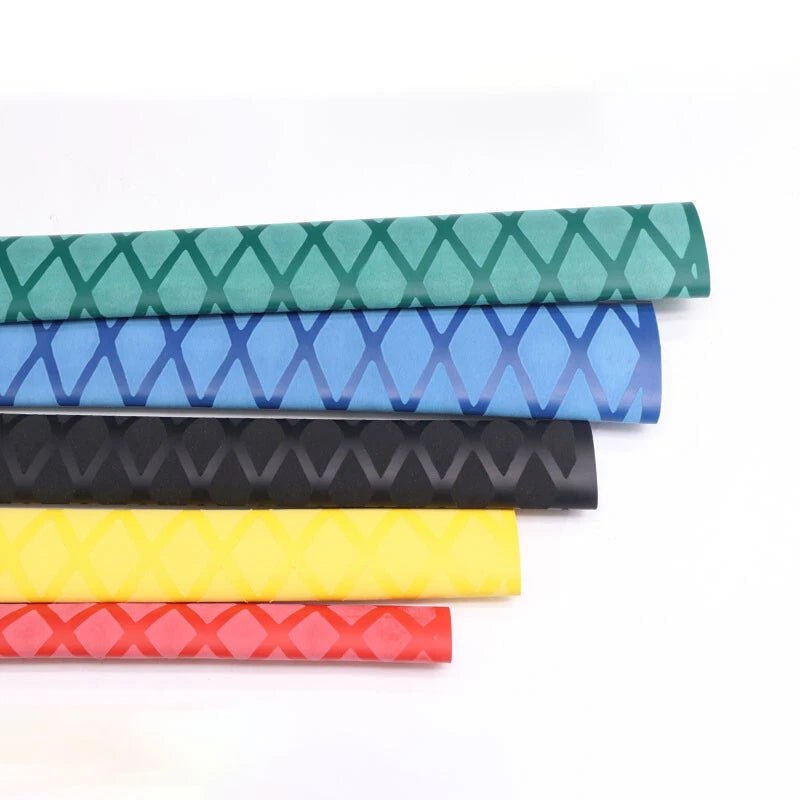 2:1 Heat Shrink Tubing – Patterned Cable Sleeve for Rod Handles - HomeDIYer