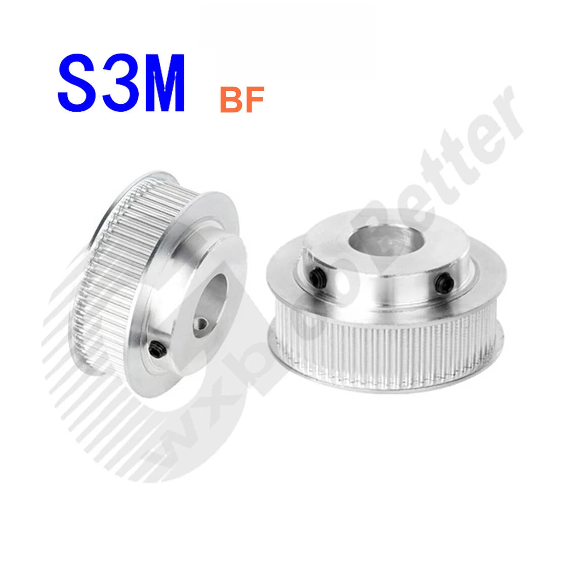 S3M Type Timing Pulley 30T~48T Bore=4~25mm for 10 mm Belt S3M-BF Timing Pulley