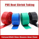 40mm PVC Heat Shrink Tubing for Battery Packs — Color-Coded Sleeve Wrap
