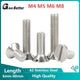 Slotted Countersunk Head Machine Screws – M4 M5 M6 M8 A2 Stainless Steel (304)