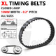 XL Timing Belt — 0.2" Pitch, 10mm Width, Closed Loop | 80XL–310XL