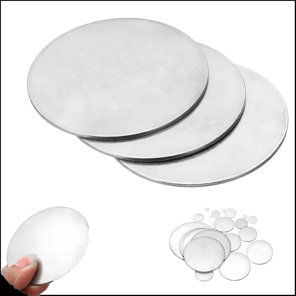 Stainless Steel Blank Disc Ø 50-350mm Laser Cut Round Sheet Plate Thick 0.5-10mm