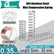 Mini Compression Spring Wire Dia.0.35mm Length 5mm-50mm Stainless Steel Springs
