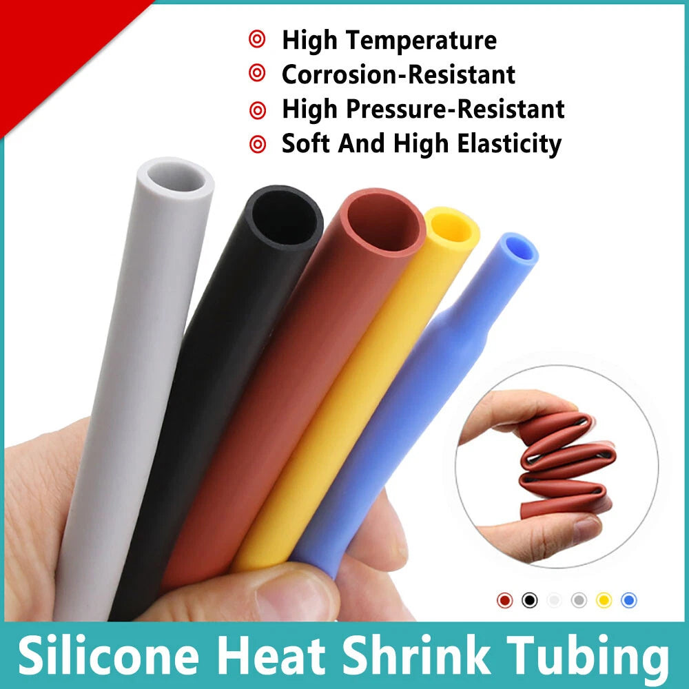 1.7:1 Heat Shrink Tubing — φ0.8mm to φ40mm, Multiple Colors & Lengths