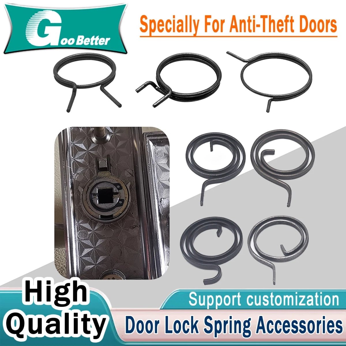 Door Handle Springs Suitable Thickness: 35mm - 50mm Internal Door handle spring - HomeDIYer