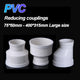 PVC Reducing Connector Offset reducer Metric Plumbing Fittings Pipe Large size!