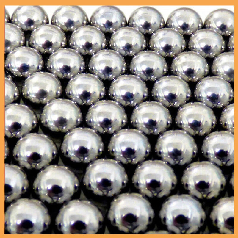 Solid Ball Bearing Carbon Steel Durable Ball Bearings Ø7mm-Ø120mm Drillable
