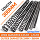 Compression Spring Various Size 2-36mm Diameter & 300mm Length Pressure Springs
