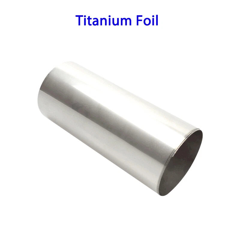 0.1mm Thick Multi Sizes Available TA2 Titanium Foil Sheet Roll Thin Metal Panel