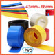 Heat Shrink PVC Battery Wrap Sleeves — 43mm to 66mm, 15 Colors
