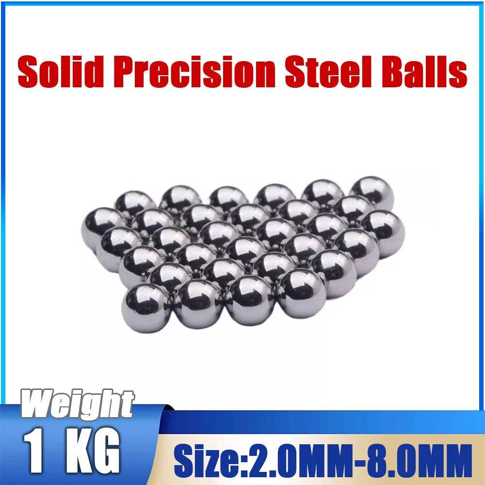 1 Kg 2.0-8.0 MM Steel Balls/Balls, Carbon Steel Ball Bearings, Smooth Rebound