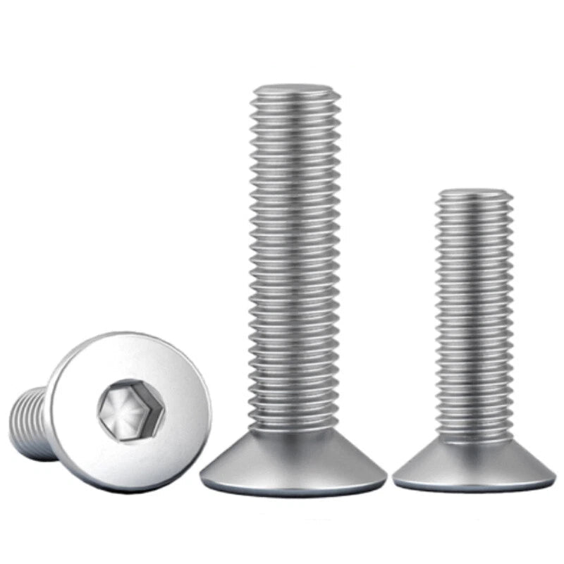 Allen Countersunk Head Screws V4A Steel Hexagon Socket Flat Head Machine Screw